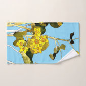 アールヌーボーバターカップ バスタオルセット (ハンドタオル)