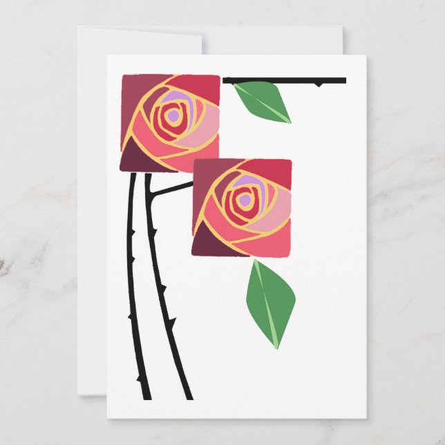 アールヌーボーバラと胸郭 (正面)