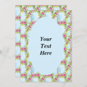 アールヌーボーバラウィーブパターン招待状 招待状 (正面/裏面)