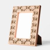 アールヌーボーバラフローラ&葉パターン レーザー彫刻フレーム (左)