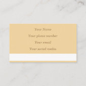 アールヌーボーバラ通話カード 名刺 (裏面)