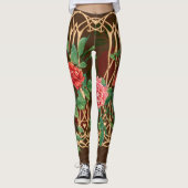 アールヌーボーバラ:ウィッカー模造 レギンス (正面)