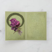 アールヌーボーバラ カード (内部)