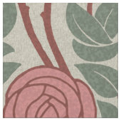 アールヌーボーバラ ファブリック (クローズアップ)