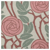 アールヌーボーバラ ファブリック (見本)