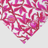 アールヌーボーバードアンドザクロ明るい赤紫色ピンク 薄葉紙 (詳細)