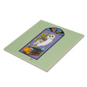 アールヌーボーバーンフクロウカボンプキンズブック タイル (側面)