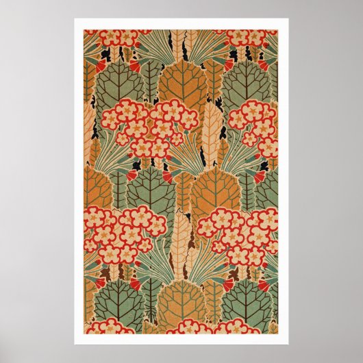 アールヌーボーパターン#1アットエムポリオモファ ポスター (正面)