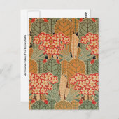 アールヌーボーパターン#1アットエムポリオモファ ポストカード (正面/裏面)