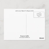 アールヌーボーパターン#1アットエムポリオモファ ポストカード (裏面)