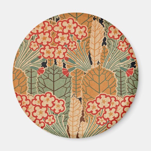 アールヌーボーパターン#1アットエムポリオモファ マグネット (正面)