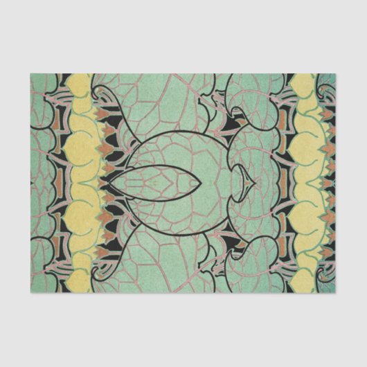 アールヌーボーパターン#10 薄葉紙 (正面)