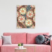 アールヌーボーパターン#2アットエムポリオモファ キャンバスプリント (インサイチュ (リビング))