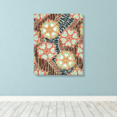 アールヌーボーパターン#2アットエムポリオモファ キャンバスプリント (インサイチュ (ウッドフロア))