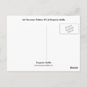 アールヌーボーパターン#2アットエムポリオモファ ポストカード (裏面)