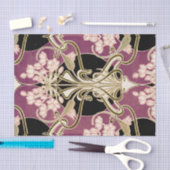 アールヌーボーパターン#2 薄葉紙 (クラフト)