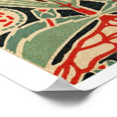 アールヌーボーパターン#3アットエムポリオモファ ポスター (角)