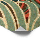 アールヌーボーパターン#4アットエムポリオモファ ポスター (角)