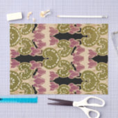 アールヌーボーパターン#4 薄葉紙 (クラフト)