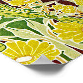 アールヌーボーパターン#7アットエムポリオモファ ポスター (角)