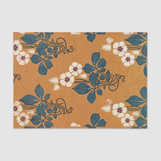 アールヌーボーパターン#7 薄葉紙 (正面)