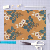 アールヌーボーパターン#7 薄葉紙 (クラフト)