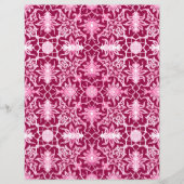 アールヌーボーパタ中国のーンブルゴーニュとピンク (正面)