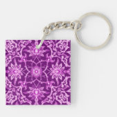 アールヌーボーパタ中国のーン – アメジスト紫 キーホルダー (裏面)