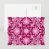 アールヌーボーパタ中国のーン – ブルゴーニュワイン ポストカード (正面/裏面)