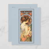 アールヌーボービューティフルブライドシャワー招待状 招待状 (正面/裏面)