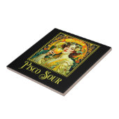 アールヌーボーピスコサワー タイル (側面)