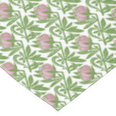 アールヌーボーピンクの睡蓮の壁紙 テーブルクロス (アングル)