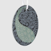 アールヌーボーピーコッククラシックヴィンテージバード オーナメント (正面)