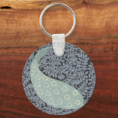 アールヌーボーピーコッククラシックヴィンテージバード キーホルダー (正面)