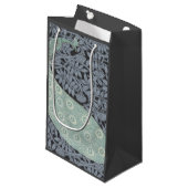 アールヌーボーピーコッククラシックヴィンテージバード スモールペーパーバッグ (正面アングル)