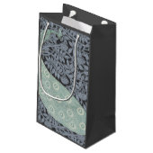 アールヌーボーピーコッククラシックヴィンテージバード スモールペーパーバッグ (裏面アングル)