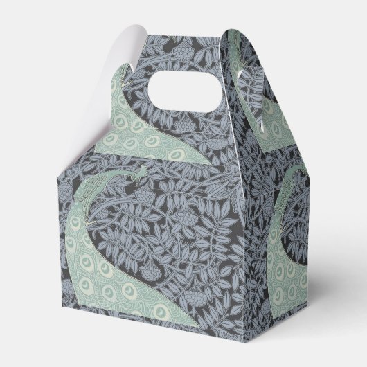 アールヌーボーピーコッククラシックヴィンテージバード フェイバーボックス (正面サイド)