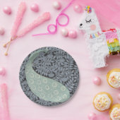 アールヌーボーピーコッククラシックヴィンテージバード ペーパープレート (パーティー)