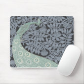 アールヌーボーピーコッククラシックヴィンテージバード マウスパッド (マウス)