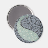 アールヌーボーピーコッククラシックヴィンテージバード マグネット (正面/裏面)