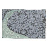 アールヌーボーピーコッククラシックヴィンテージバード 枕カバー (裏面)