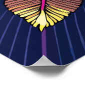 アールヌーボーピーコックグラマー ポスター (角)