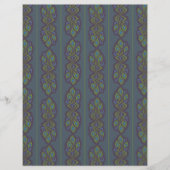 アールヌーボーピーコックスクラップブック紙 (正面)