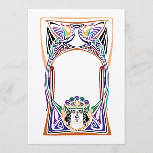 アールヌーボーピーコックデザイン (正面)