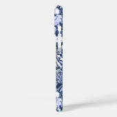 アールヌーボーピーコックプリントネイビー&ホワイト Case-Mate iPhoneケース (裏面 / 左)