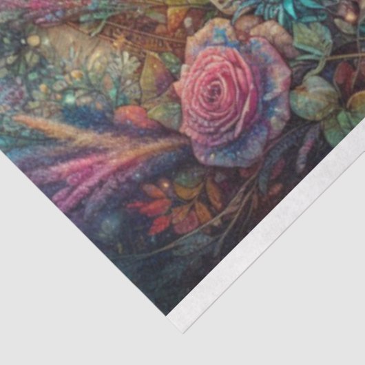 アールヌーボーファンタジーフォレストラクーンデコップページ 薄葉紙 (詳細)