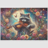 アールヌーボーファンタジーフォレストラクーンデコップページ 薄葉紙 (正面)