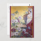 アールヌーボーファンタジー1 ポストカード (正面/裏面)