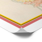 アールヌーボーフェアリープリントバイラファエールタフリ ポスター (角)