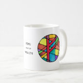 アールヌーボーフェフルーンマグ – 富! コーヒーマグカップ (正面右)